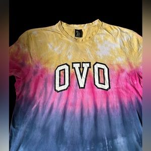 OVO Tie Dye Arch Tee Owl 2019